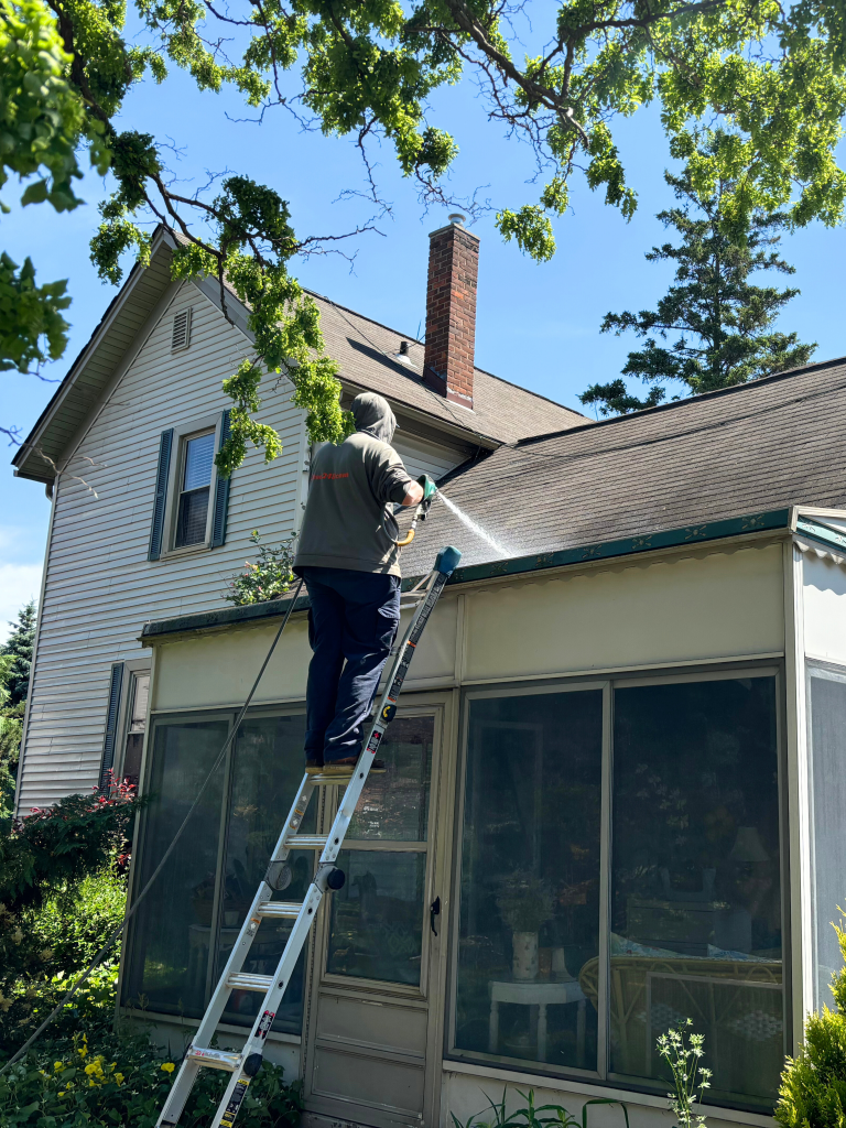 Gutter Cleaning by Lake State Cleaning Annual Services