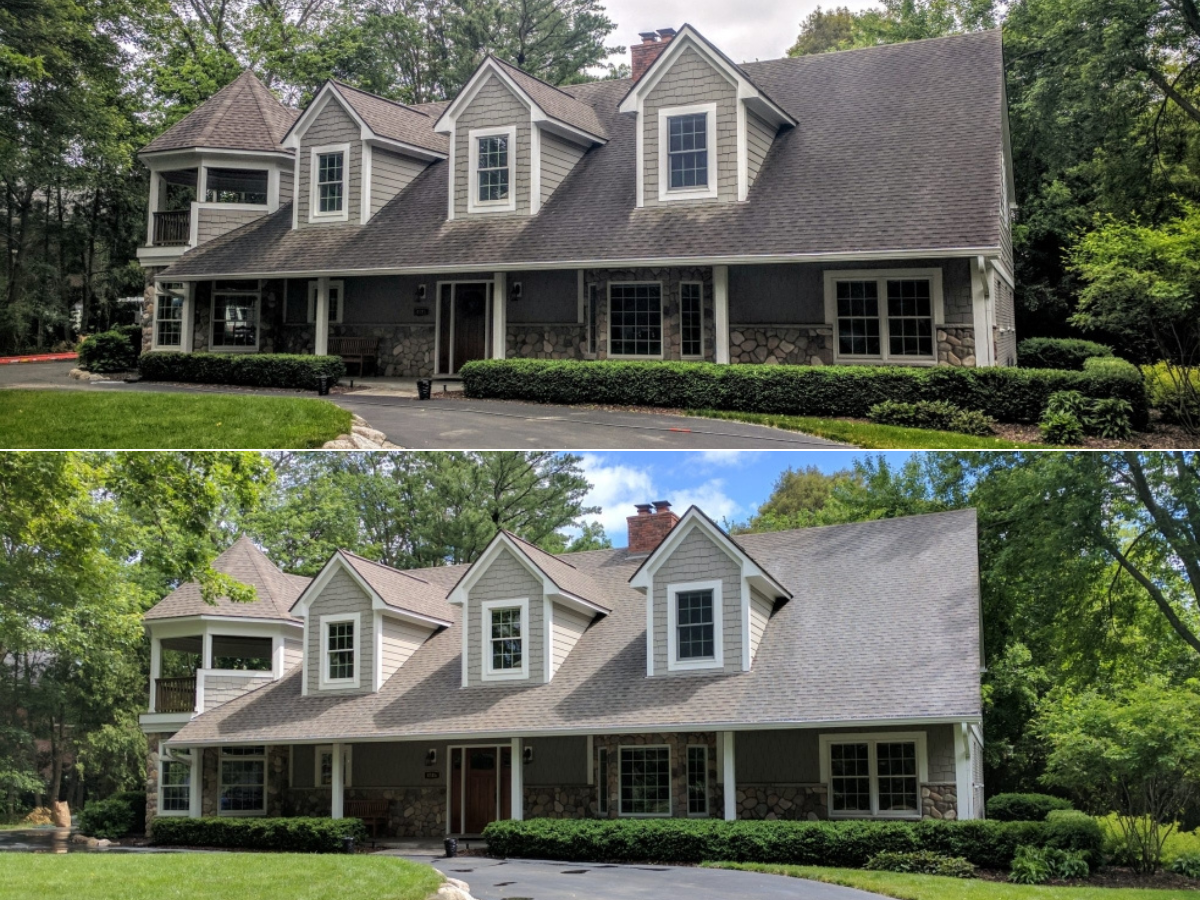 Roof Cleaning in Oakland County, MI by Lake State Cleaning