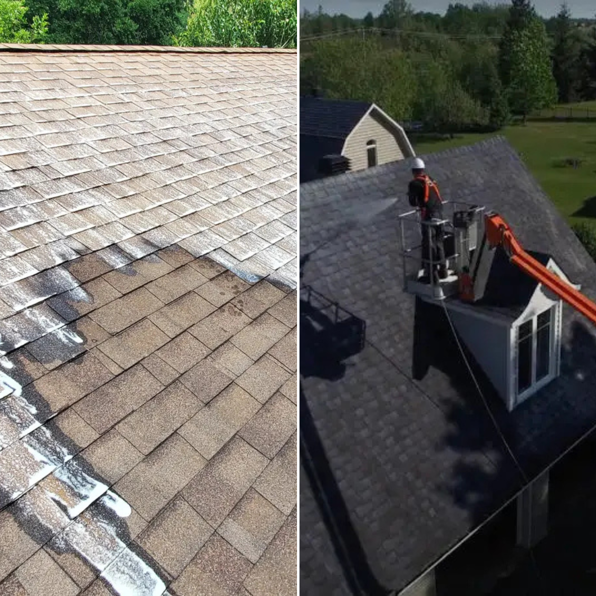 Roof Prep by Lake State Cleaning and Detroit GoNano